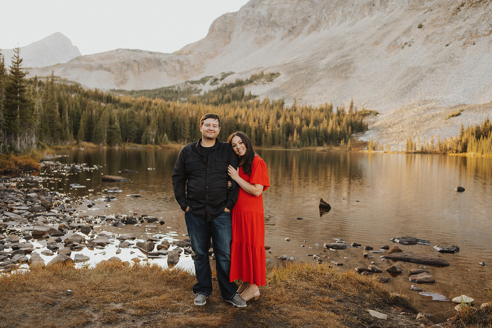 Suprise Engagement in Rocky Mountains