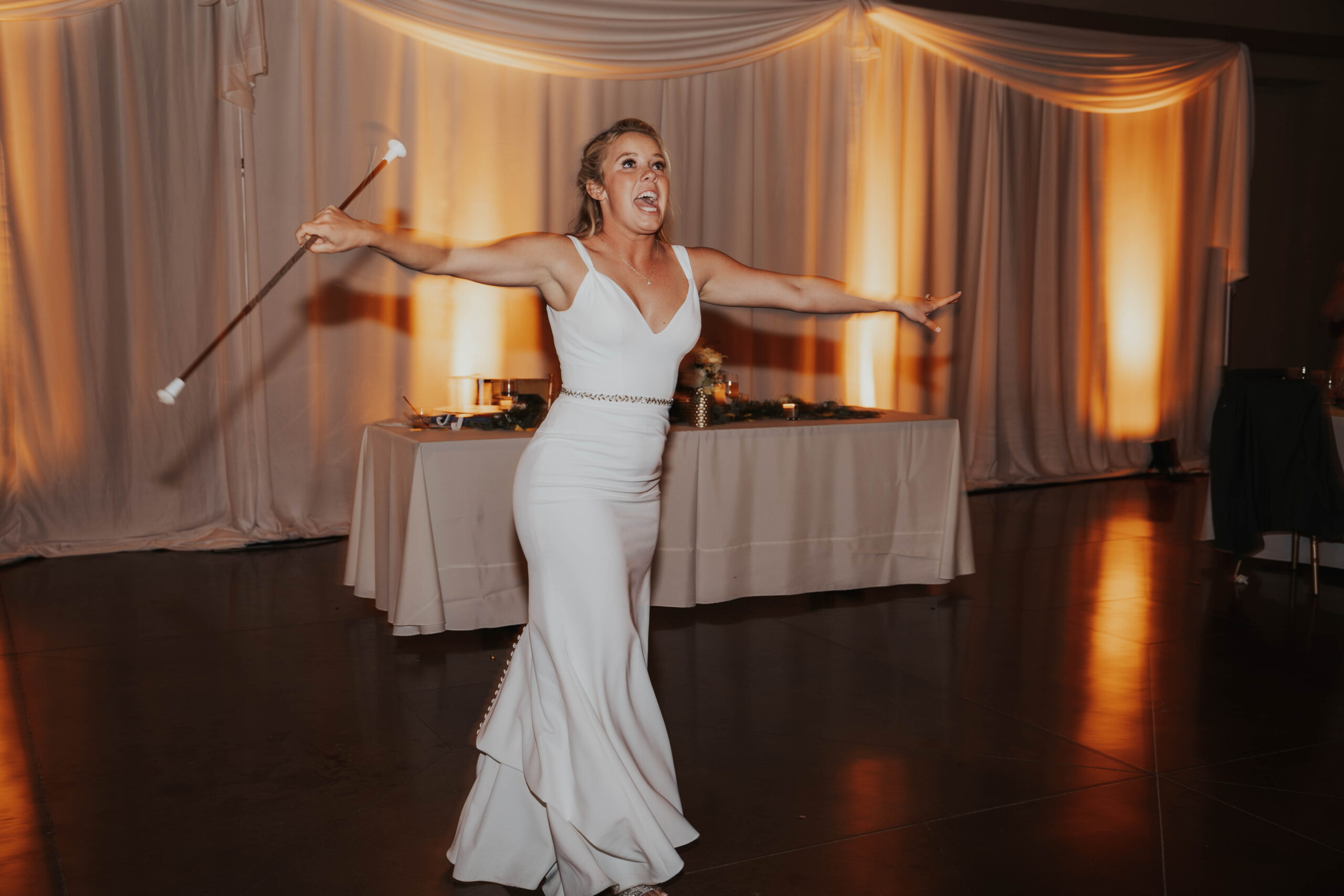 Bride Does Performance At Wedding