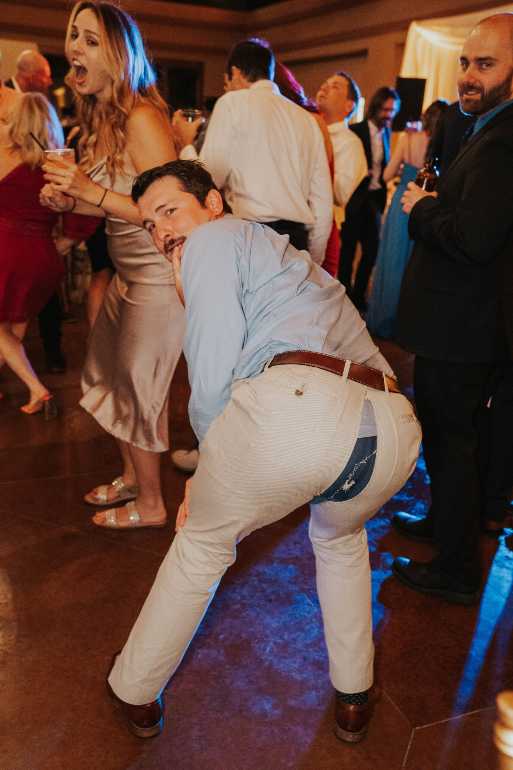 Wedding Guest Rips Pants While Dancing