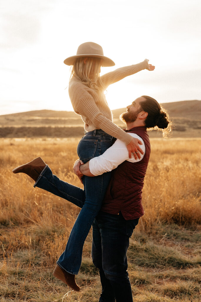 estes park engagement photos