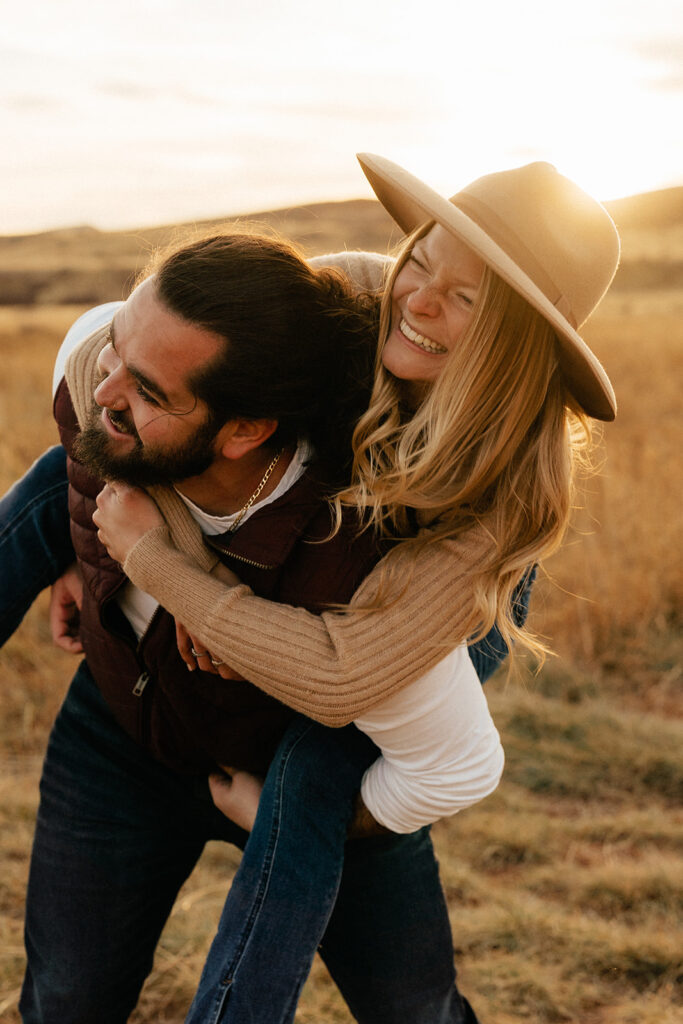 estes park engagement photos