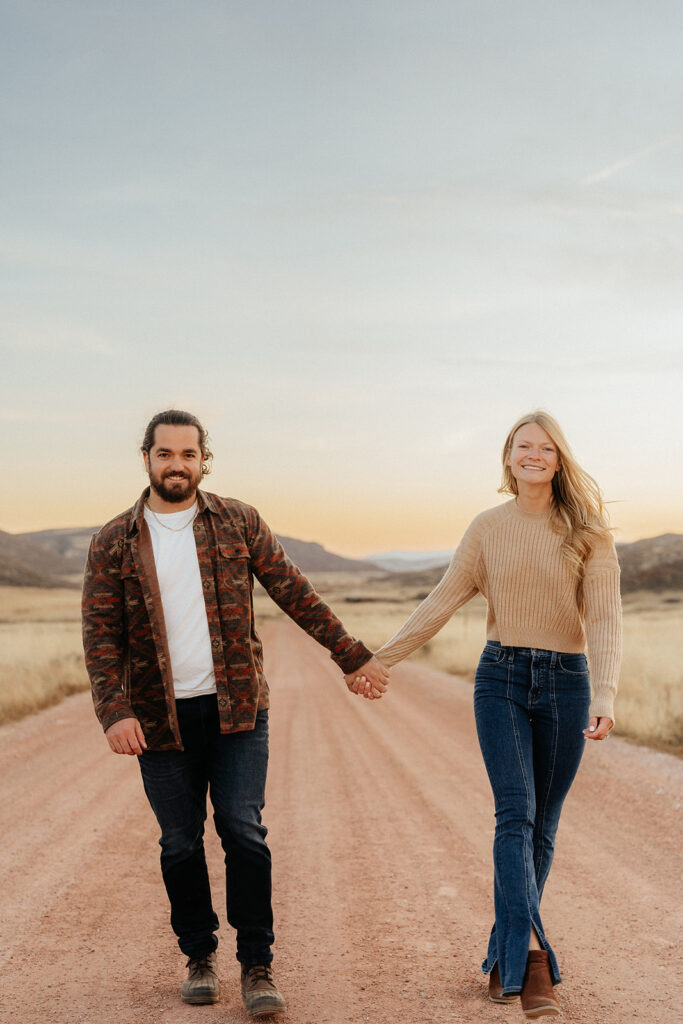 estes park engagement photos