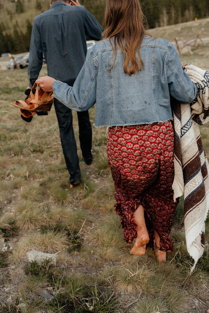 Loveland pass engagement photos