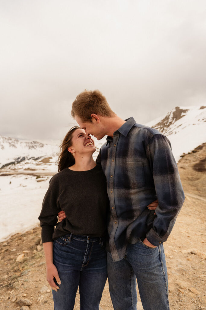 Loveland pass engagement photos