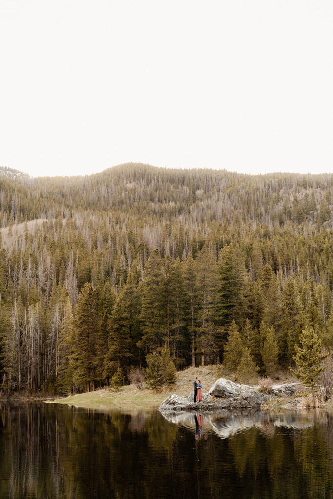 Loveland pass engagement photos