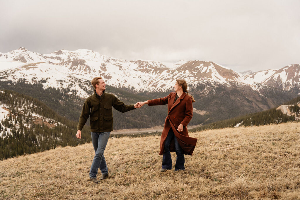 Loveland Pass Engagement Photos