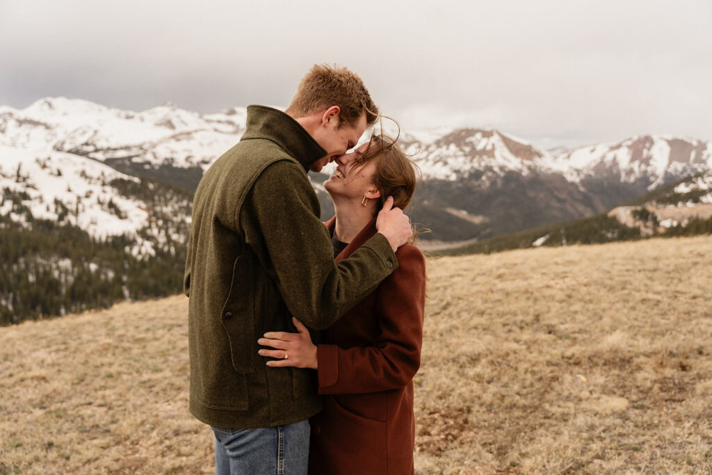 Loveland pass engagement photos