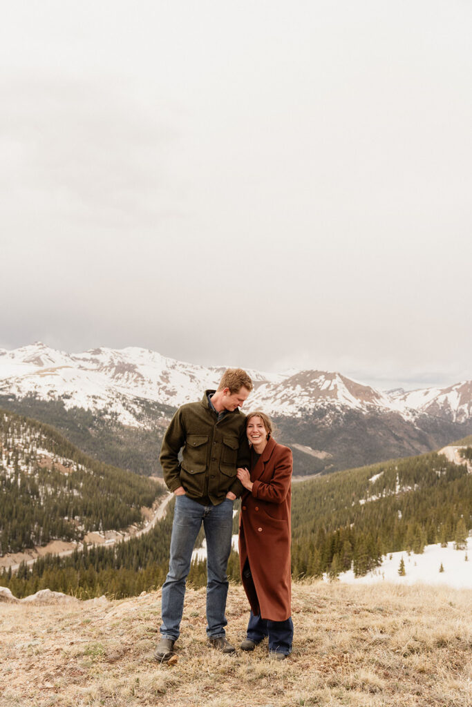 Loveland pass engagement photos