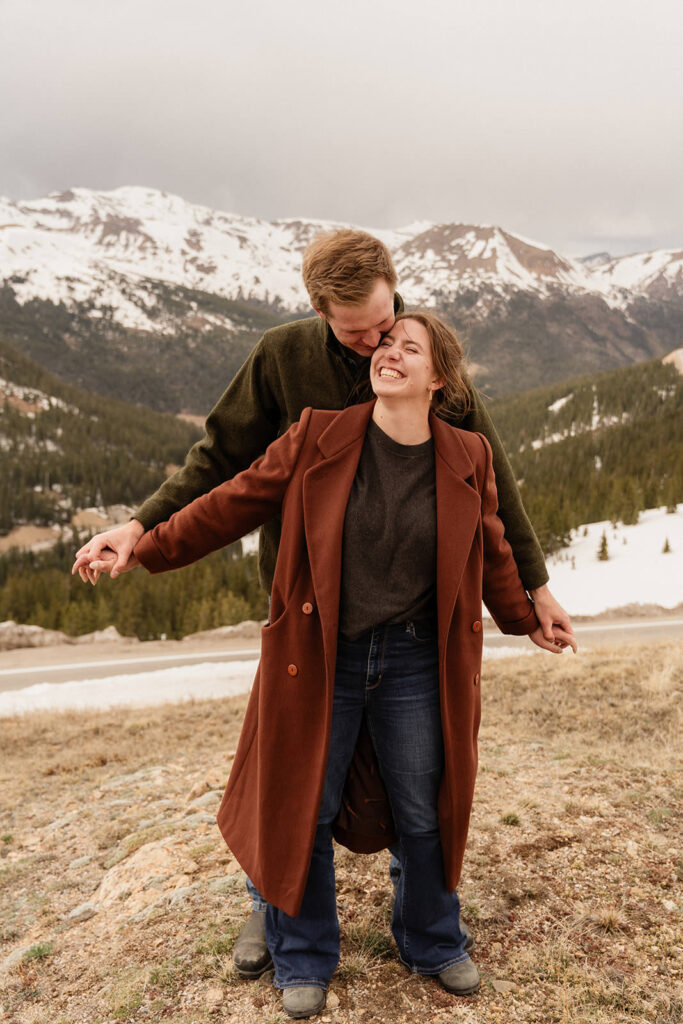 Loveland pass engagement photos