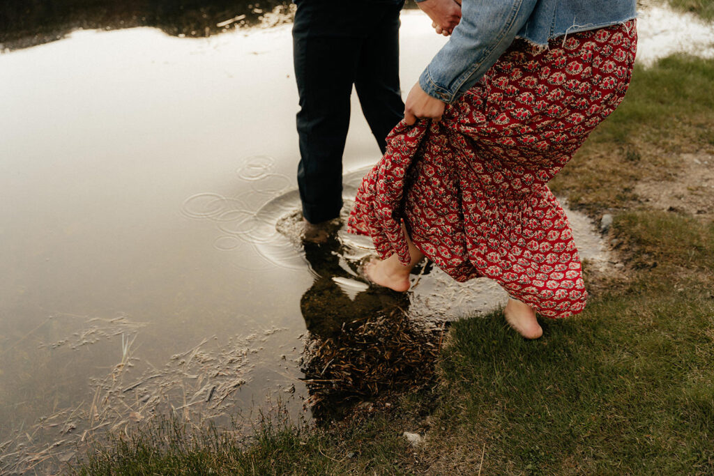 Loveland pass engagement photos