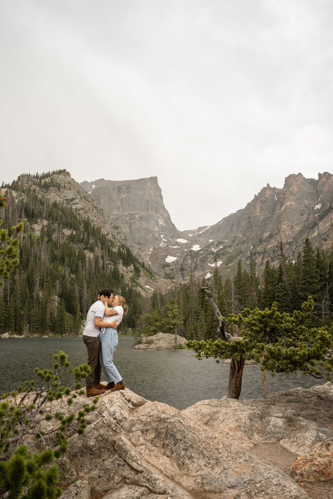 rocky mountain national park engagement photos