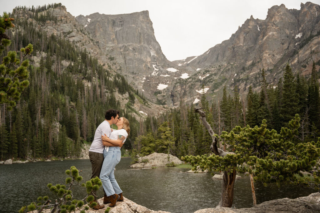 rocky mountain national park engagement photos