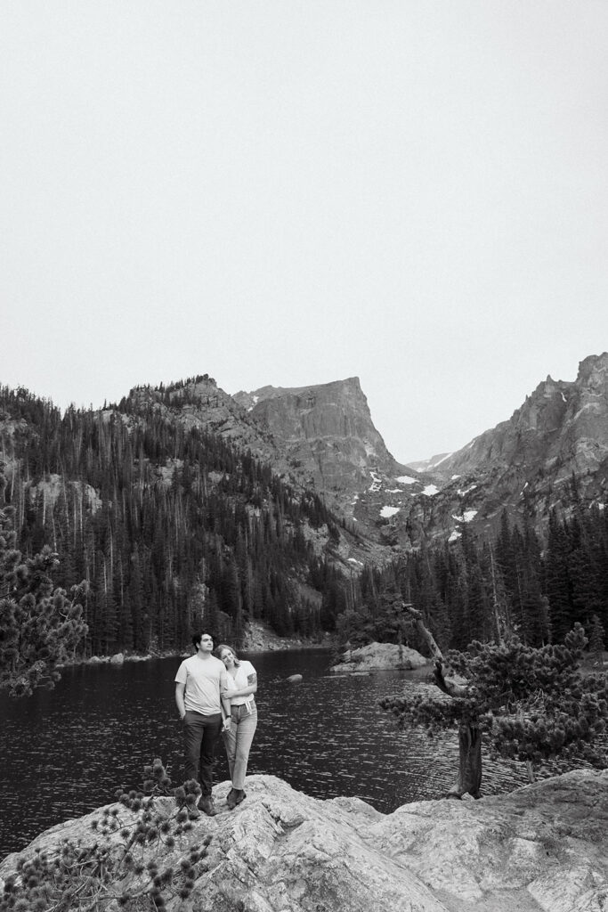 rocky mountain national park engagement photos