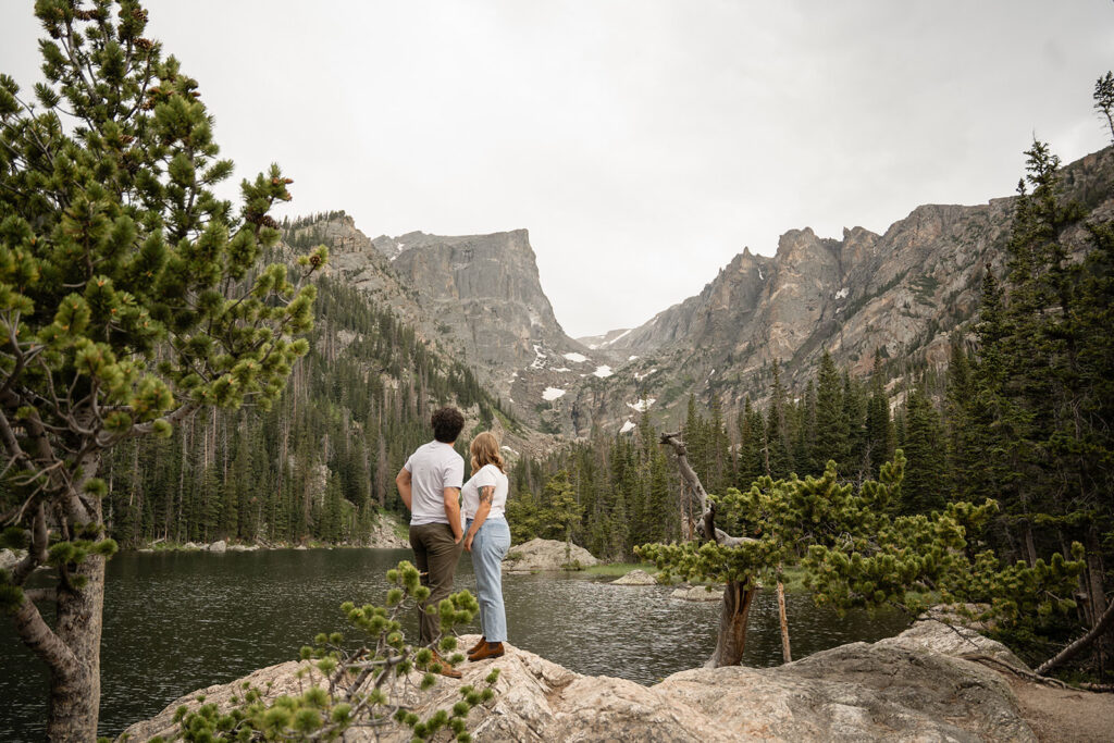 rocky mountain national park engagement photos