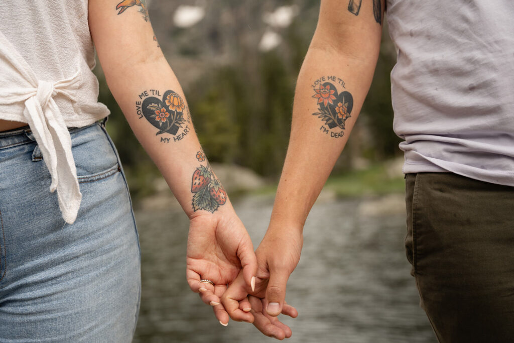 rocky mountain national park engagement photos