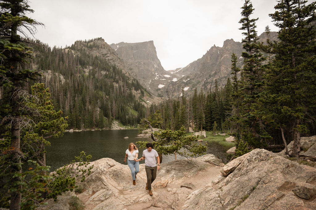 rocky mountain national park engagement photos