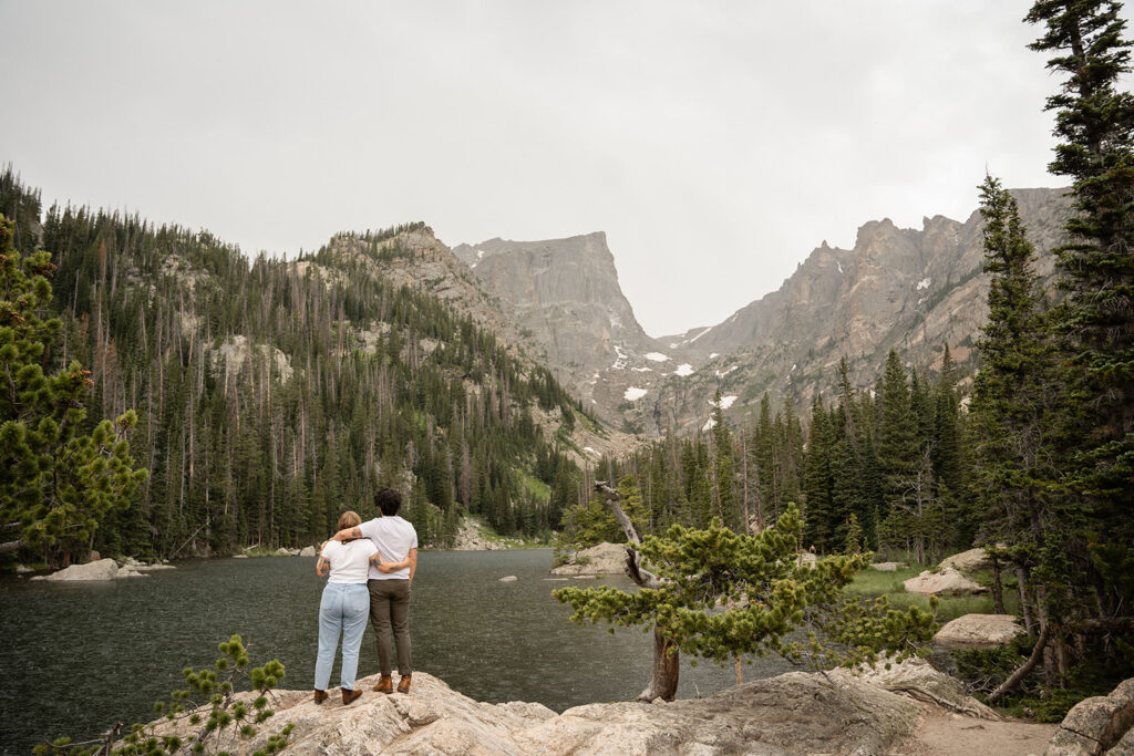 rocky mountain national park engagement photos