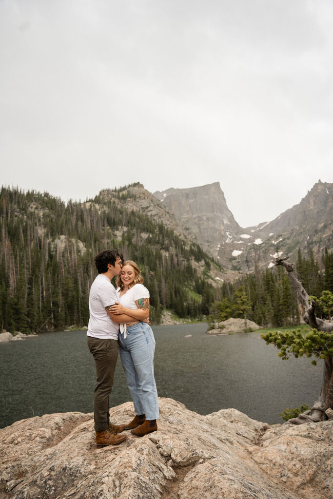 rocky mountain national park engagement photos