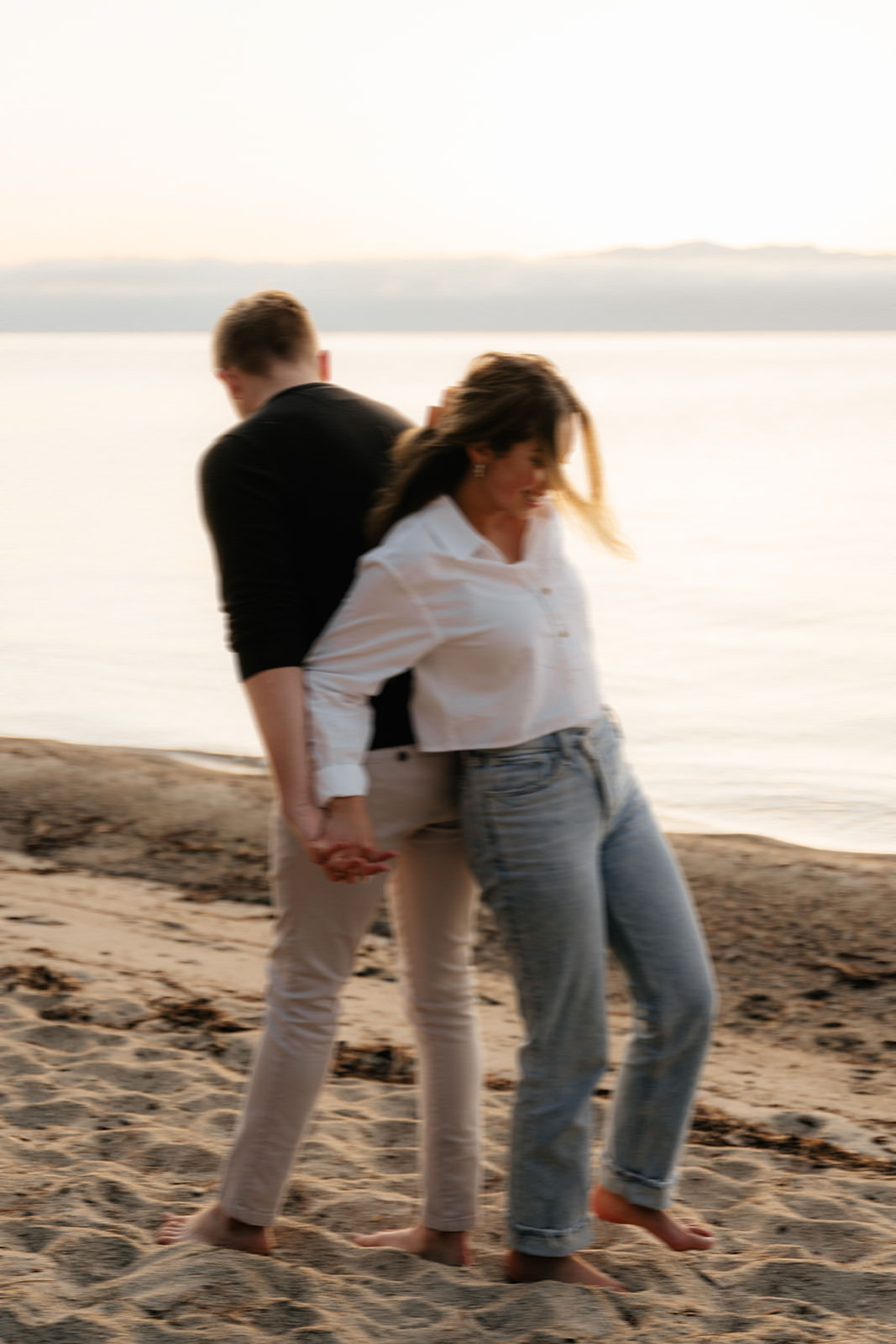 lake tahoe engagement photos