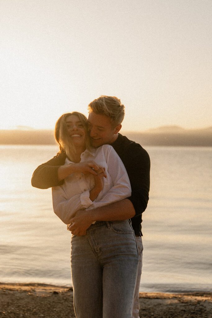 lake tahoe engagement photos