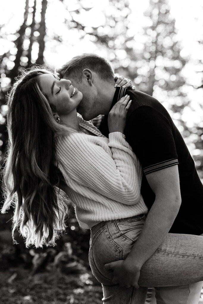 lake tahoe engagement photos