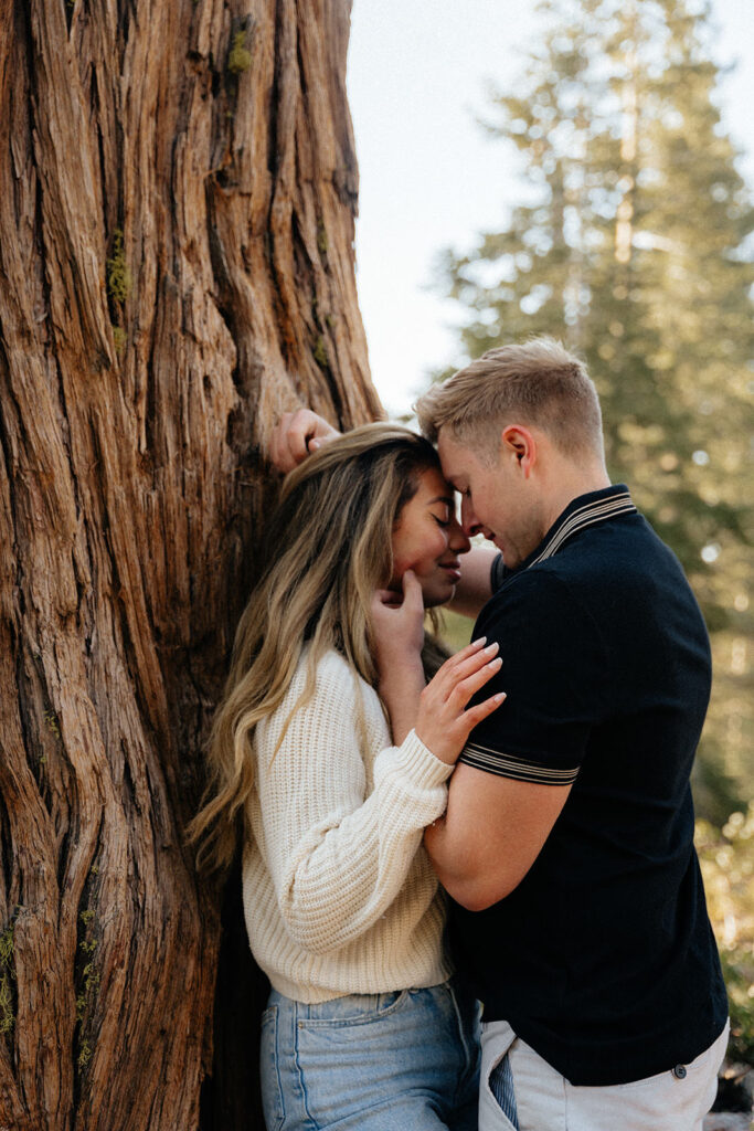 lake tahoe engagement photos