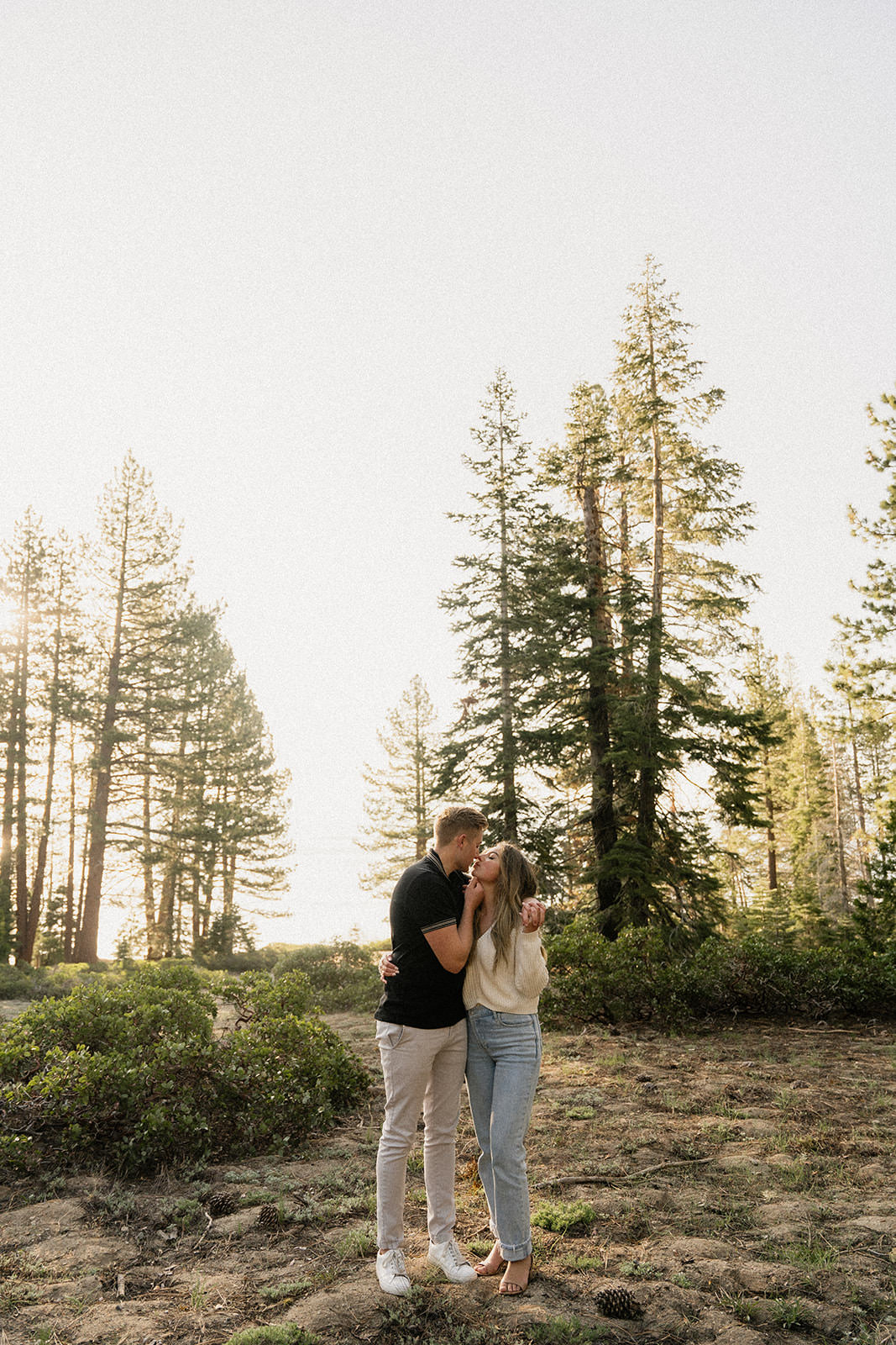 lake tahoe engagement photos