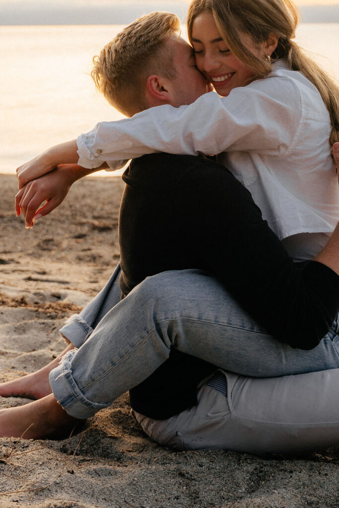 lake tahoe engagement photos