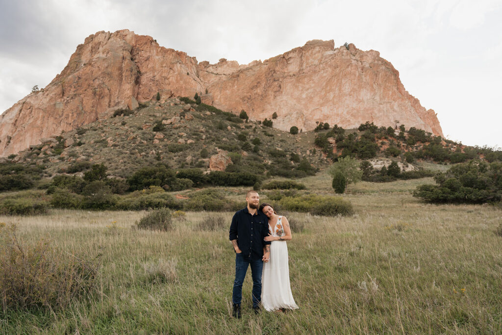 garden of the gods engagement photos