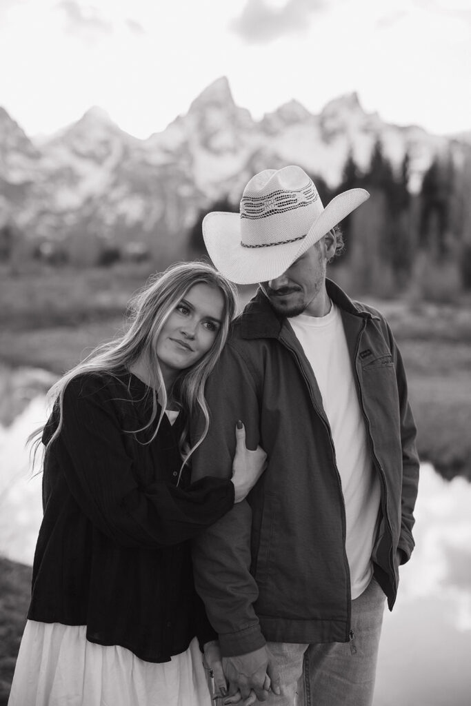 an elopement couple in grand teton national park working with a photographer near me 