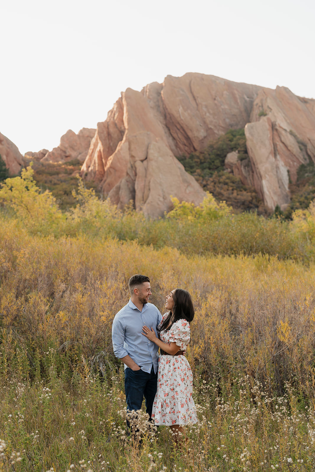 colorado western engagement photos