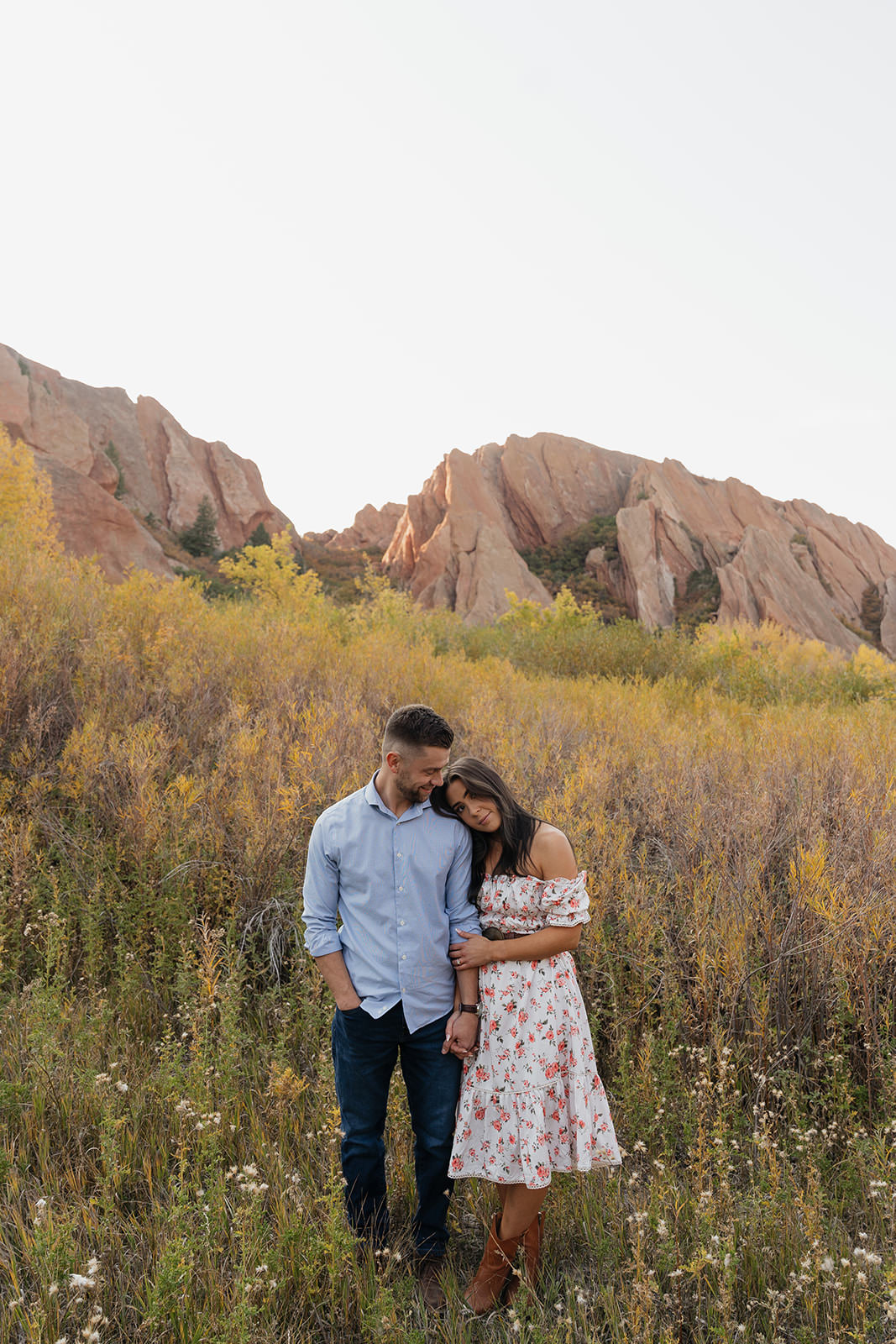 colorado western engagement photos