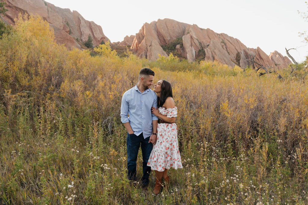 colorado western engagement photos