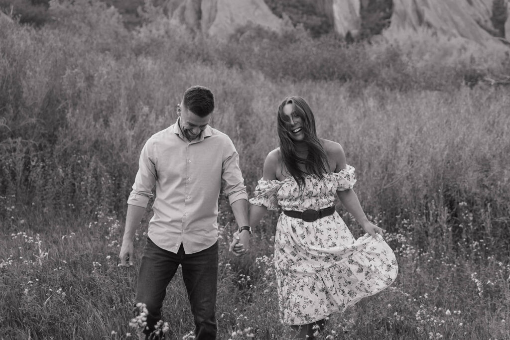 colorado western engagement photos