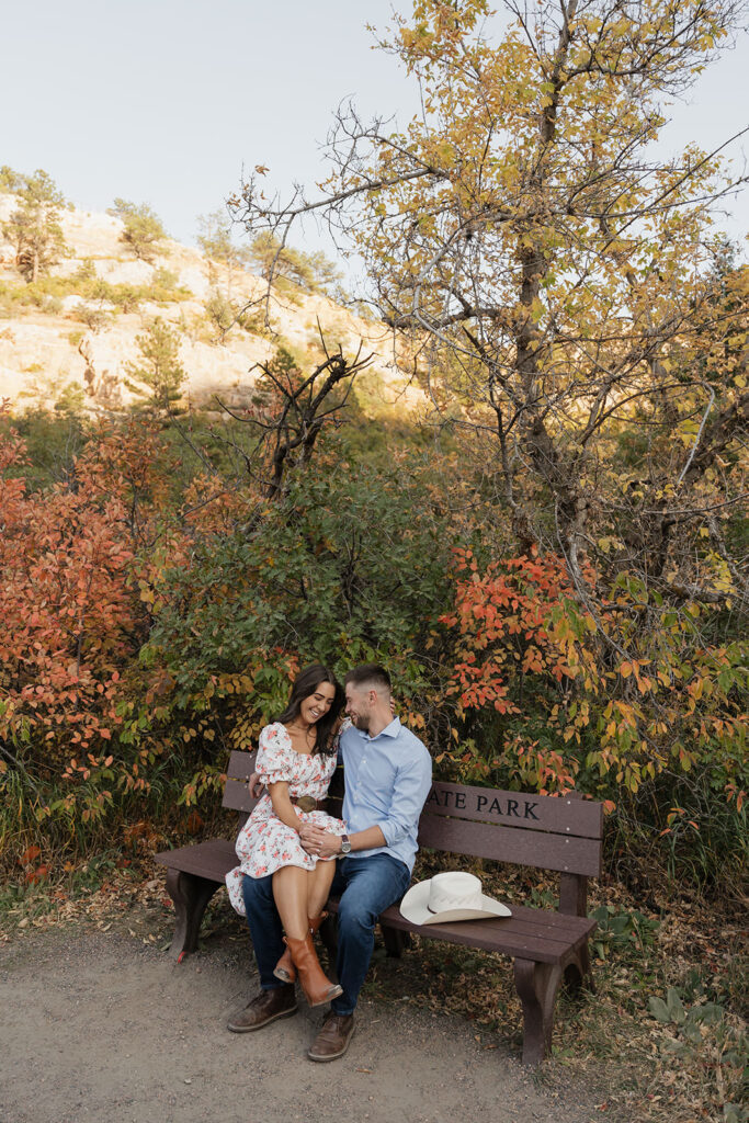 colorado western engagement photos