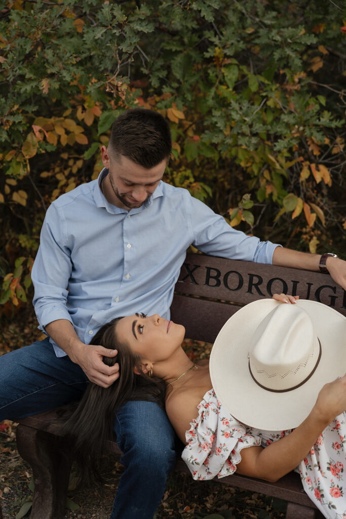 colorado western engagement photos