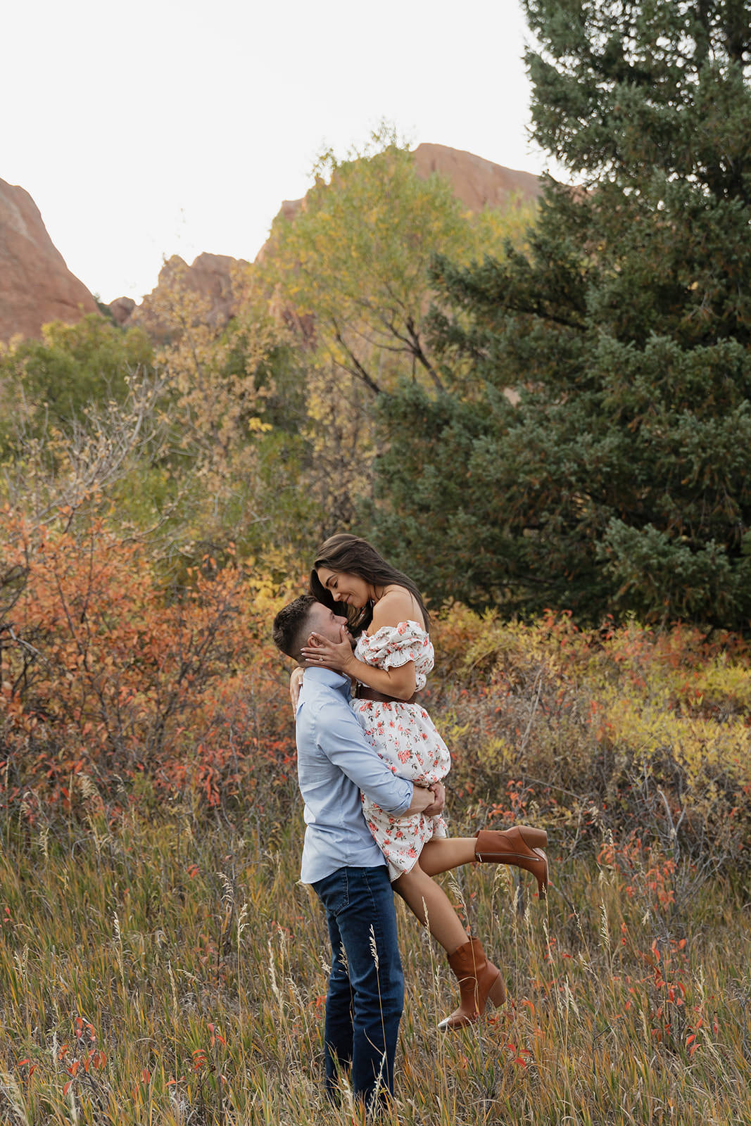 colorado western engagement photos
