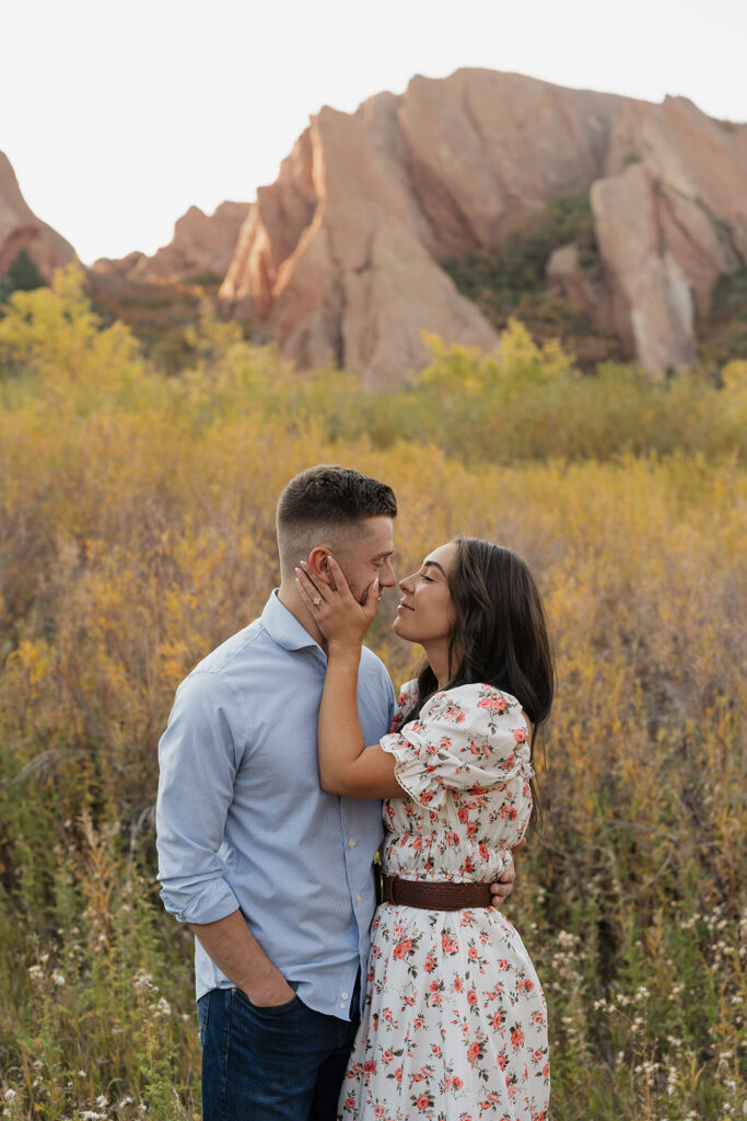 colorado western engagement photos