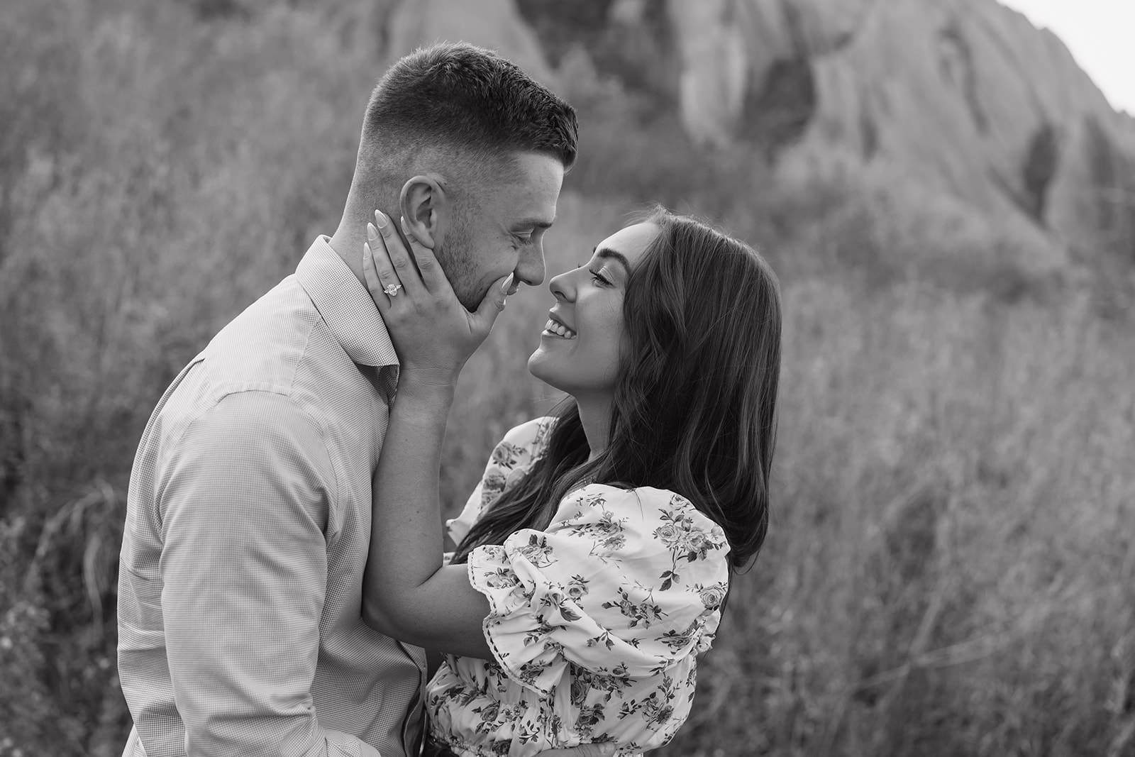 colorado western engagement photos
