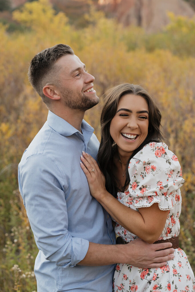 colorado western engagement photos