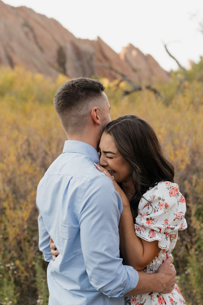 colorado western engagement photos