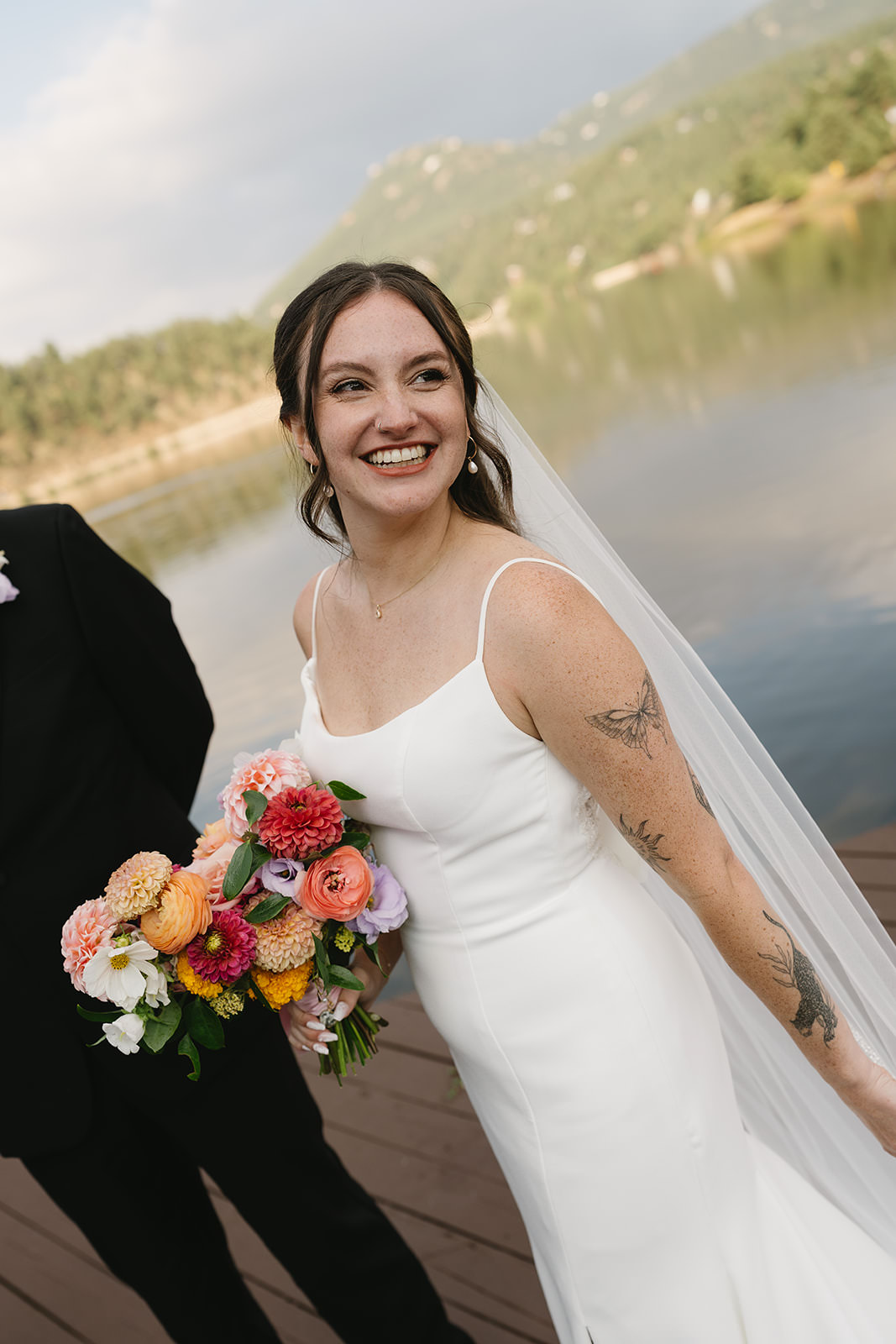evergreen lake house wedding