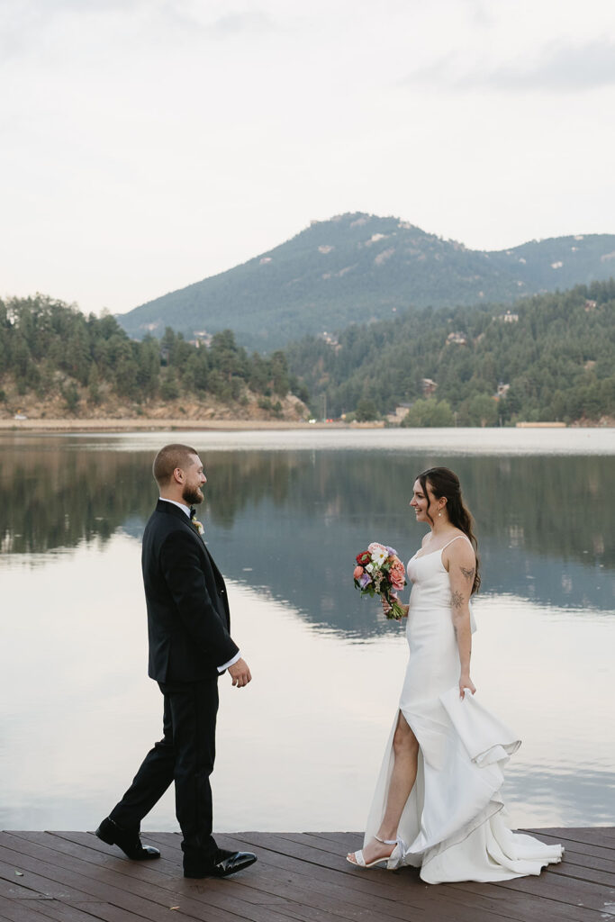 evergreen lake house wedding
