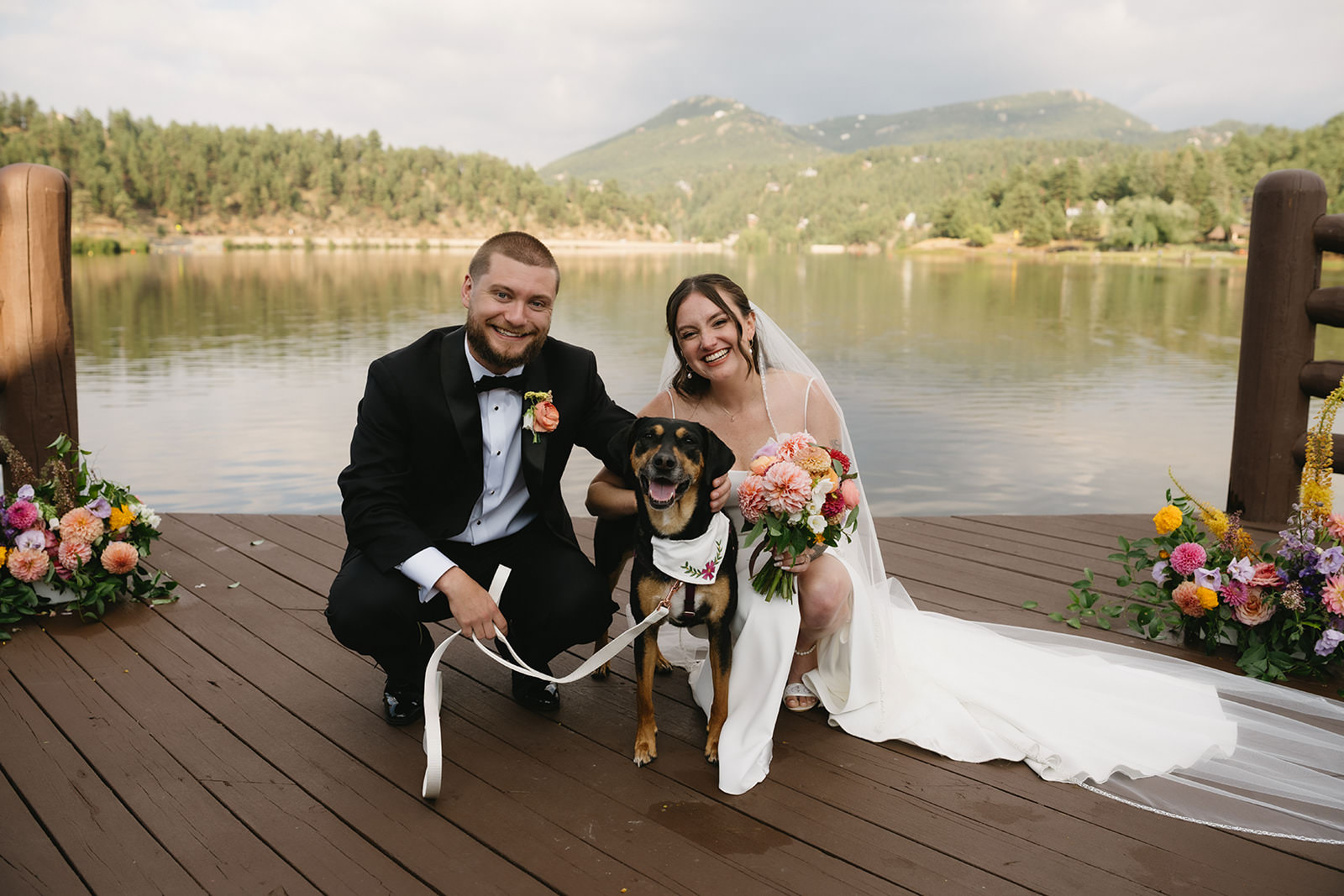 evergreen lake house wedding