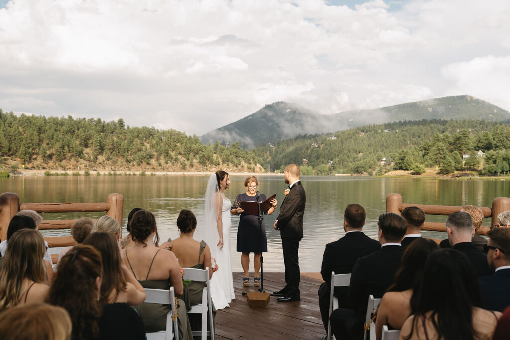 evergreen lake house wedding