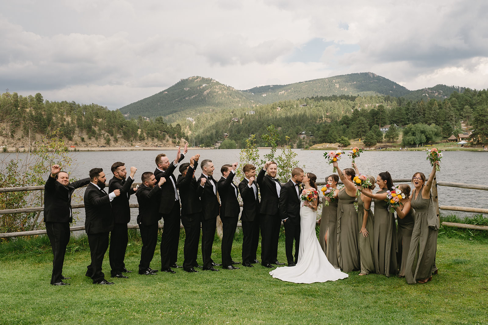 evergreen lake house wedding