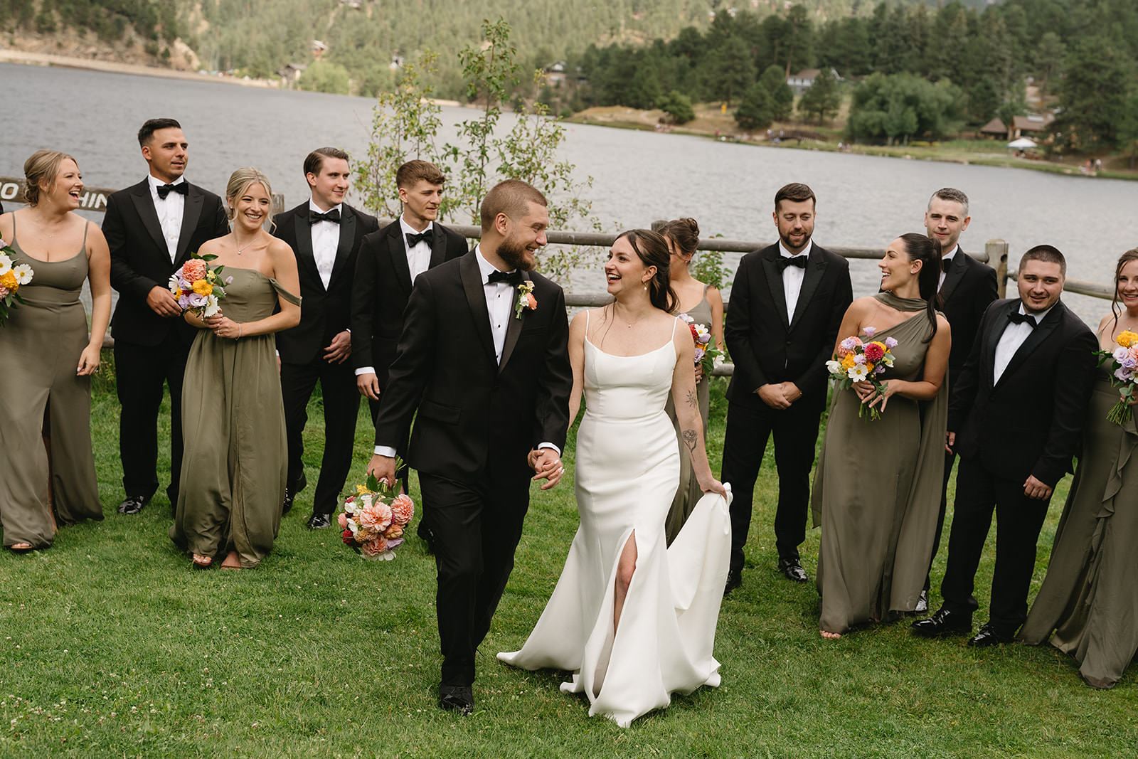 evergreen lake house wedding