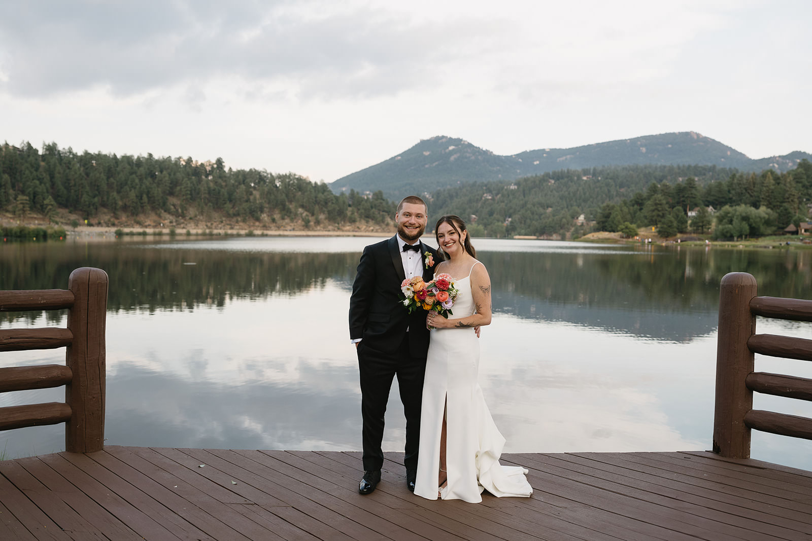 evergreen lake house wedding