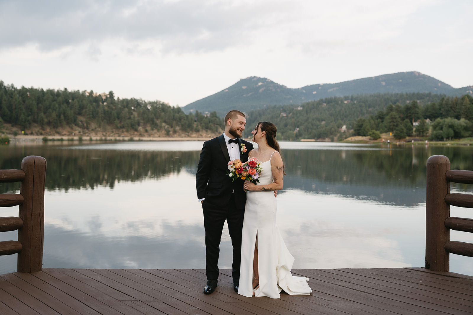 evergreen lake house wedding