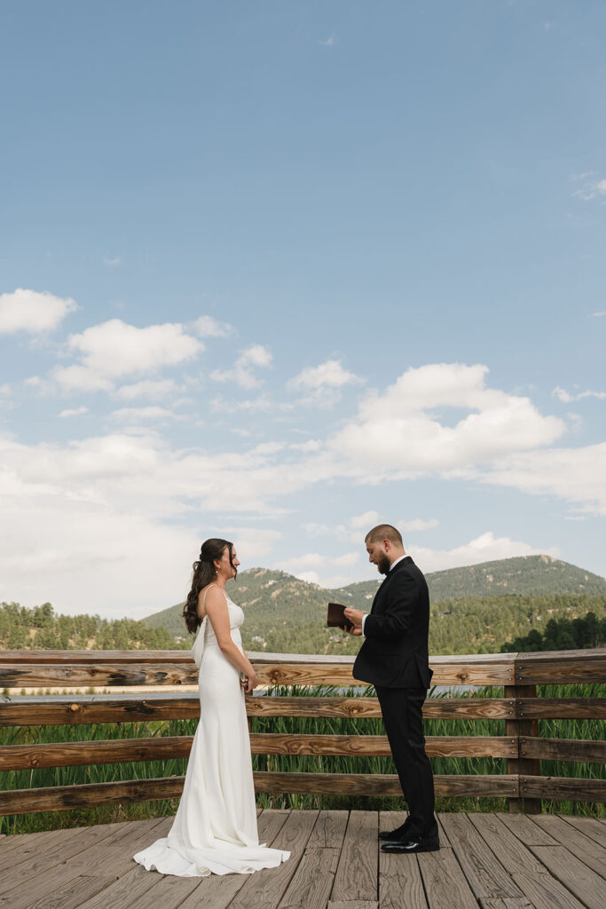 evergreen lake house wedding